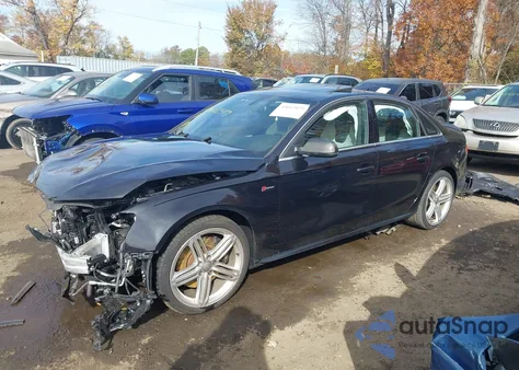 2014 Audi S4 3.0T Premium Plus from USA, damaged, VIN WAUBGAFLXEA115988